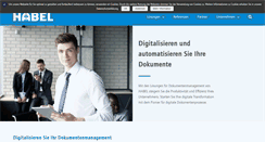 Desktop Screenshot of habel.de